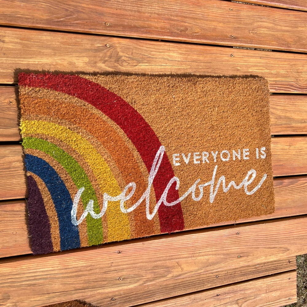 Rainbow Welcome Doormat